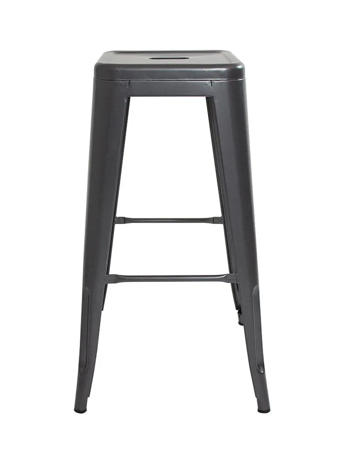 Set de 2 bancos tipo bar Alpes gris