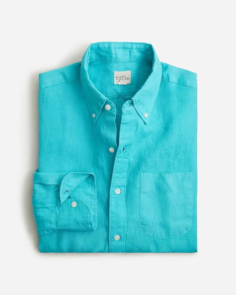 Slim Baird McNutt Irish linen shirt