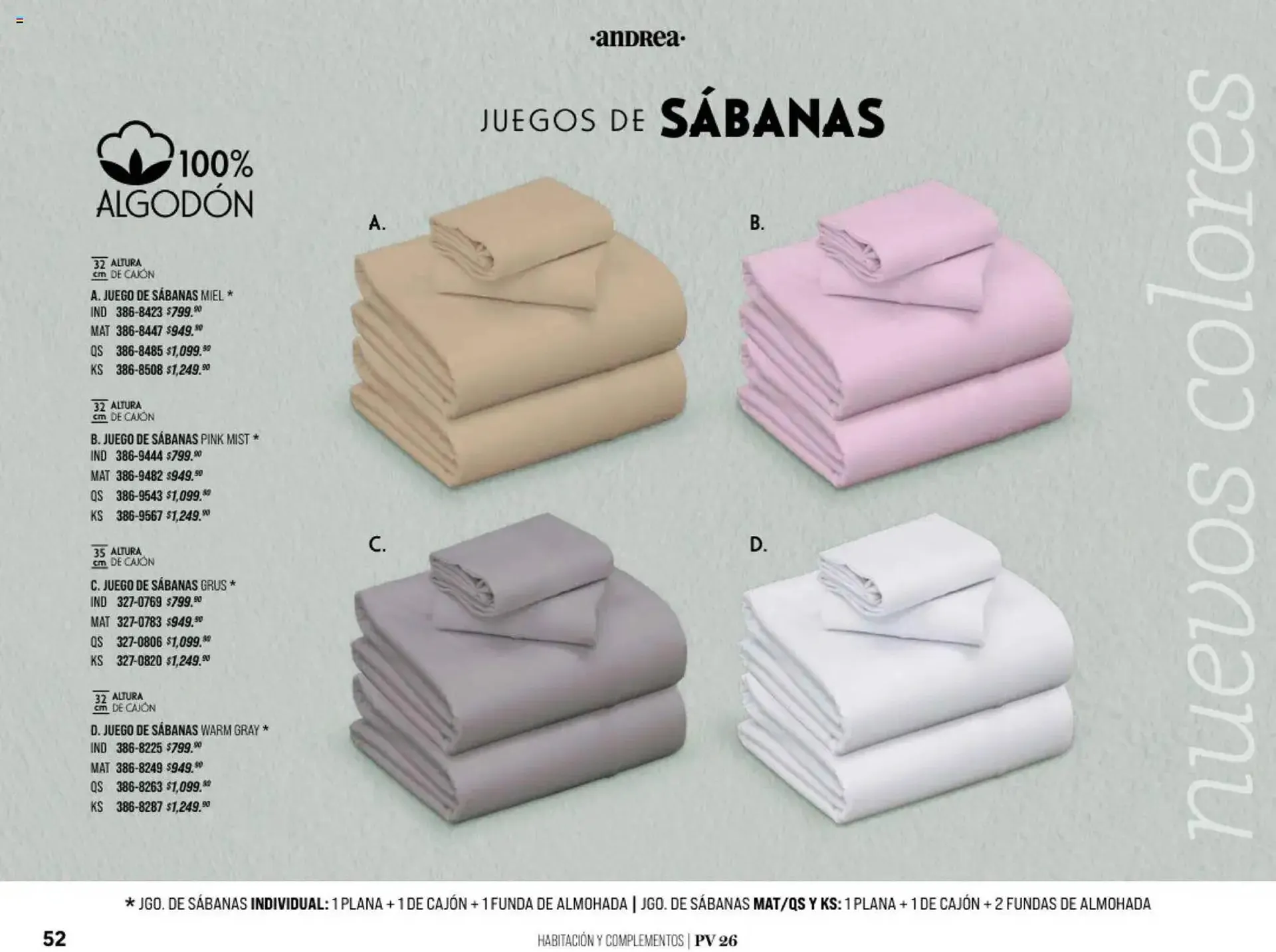 Catálogo de Catálogo Andrea 25 de enero al 23 de agosto 2026 - Pagina 52