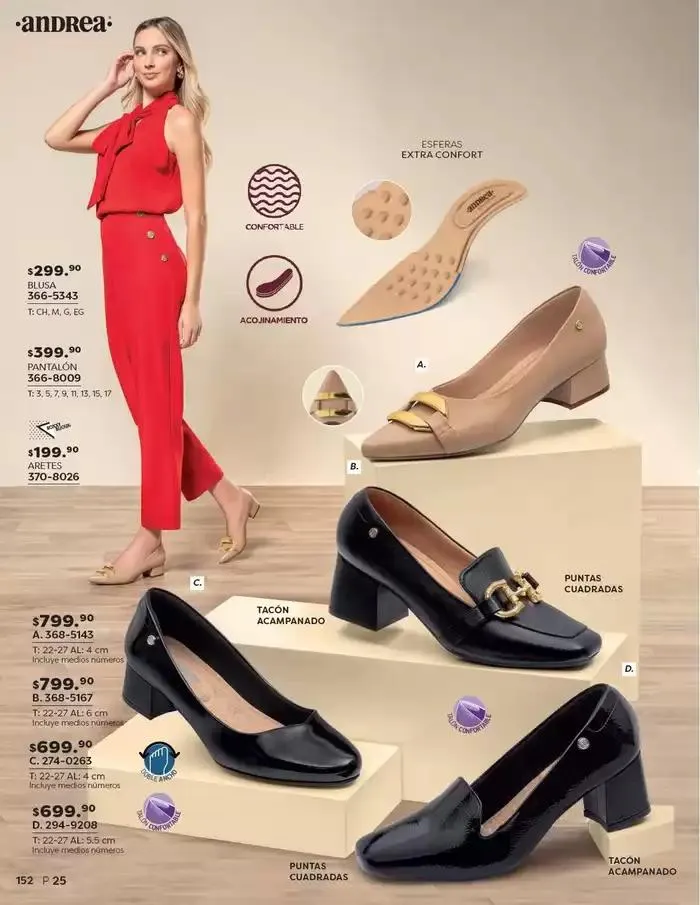 Catálogo de ANDREA | CALZADO DAMA 26 de enero al 24 de mayo 2025 - Pagina 152