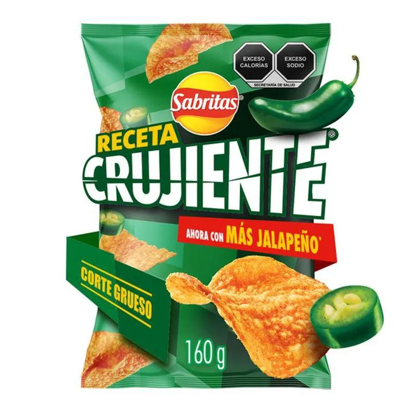 Papas Fritas Crujiente Jalapeño 160 g