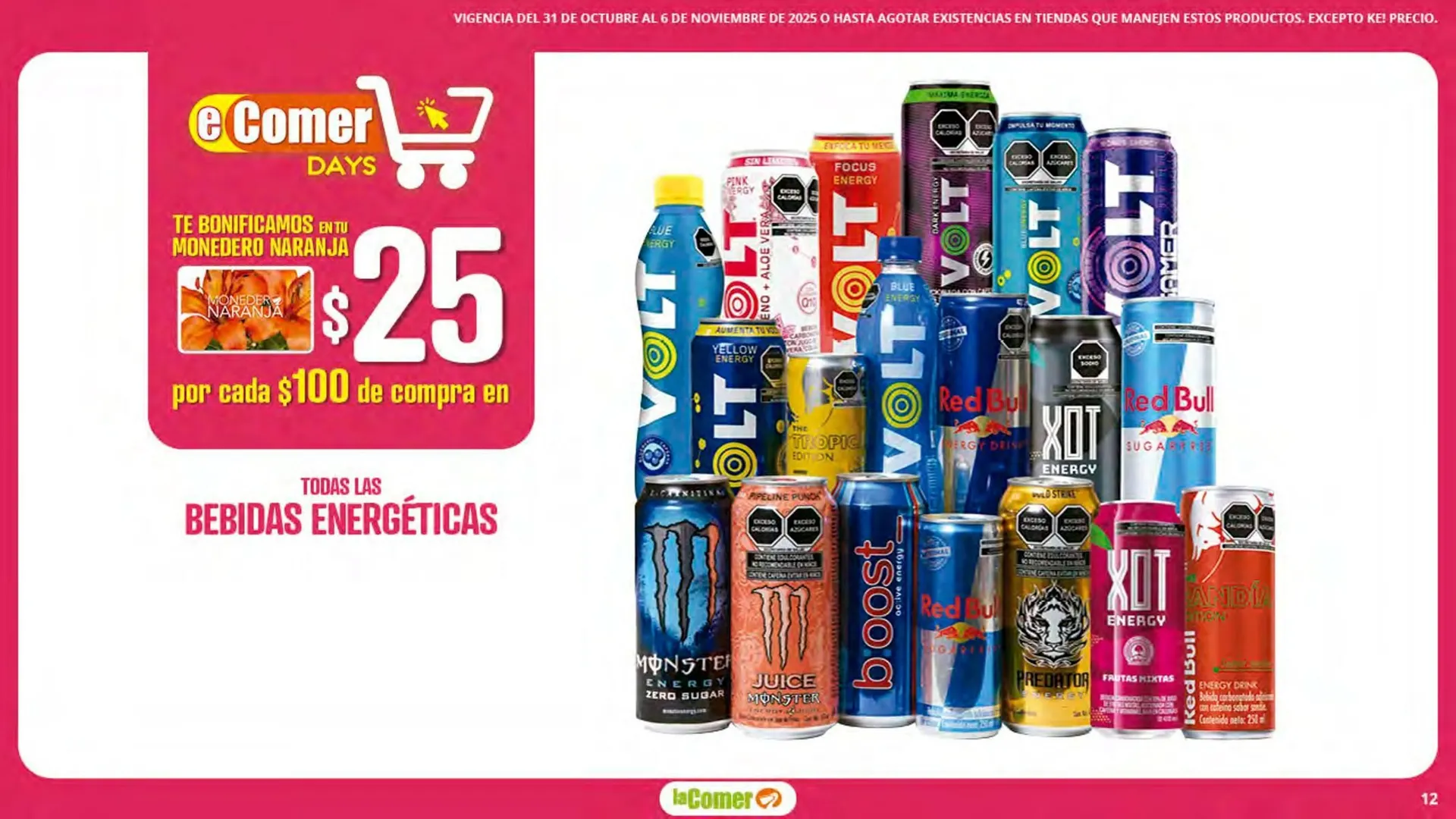 Catálogo de Folleto La Comer 31 de octubre al 6 de noviembre 2025 - Pagina 12