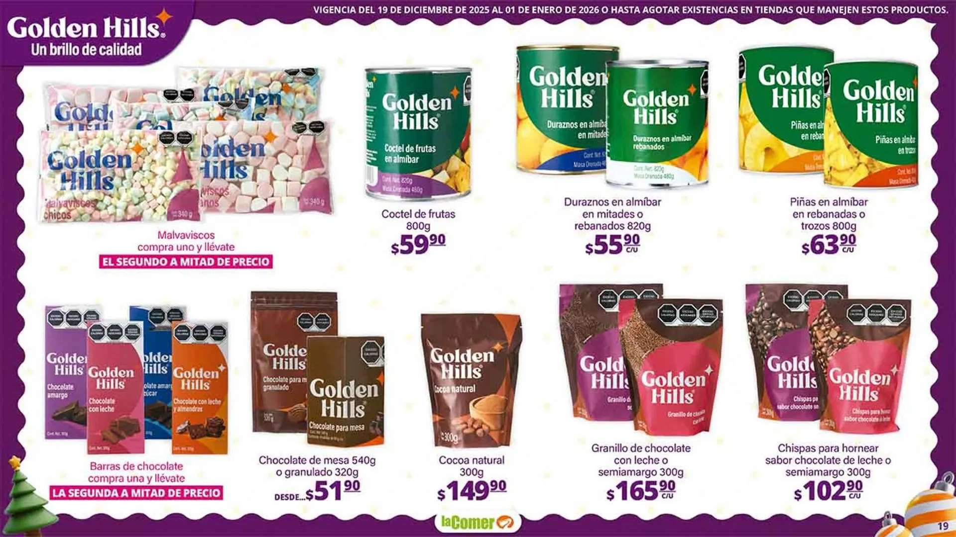 Catálogo de Folleto La Comer 19 de diciembre al 1 de enero 2026 - Pagina 19