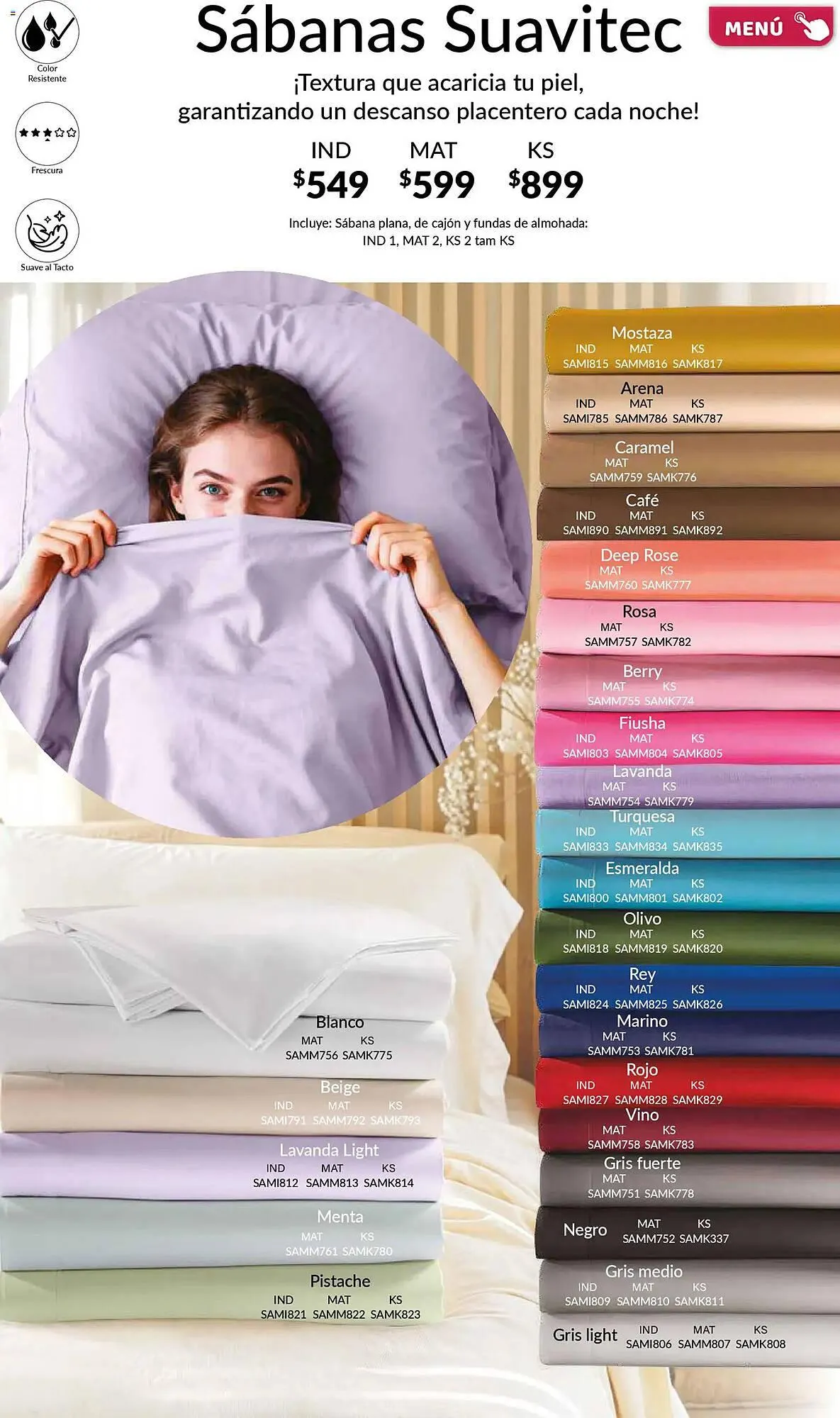 Catálogo de Catálogo Colchas Concord 1 de febrero al 2 de mayo 2026 - Pagina 90