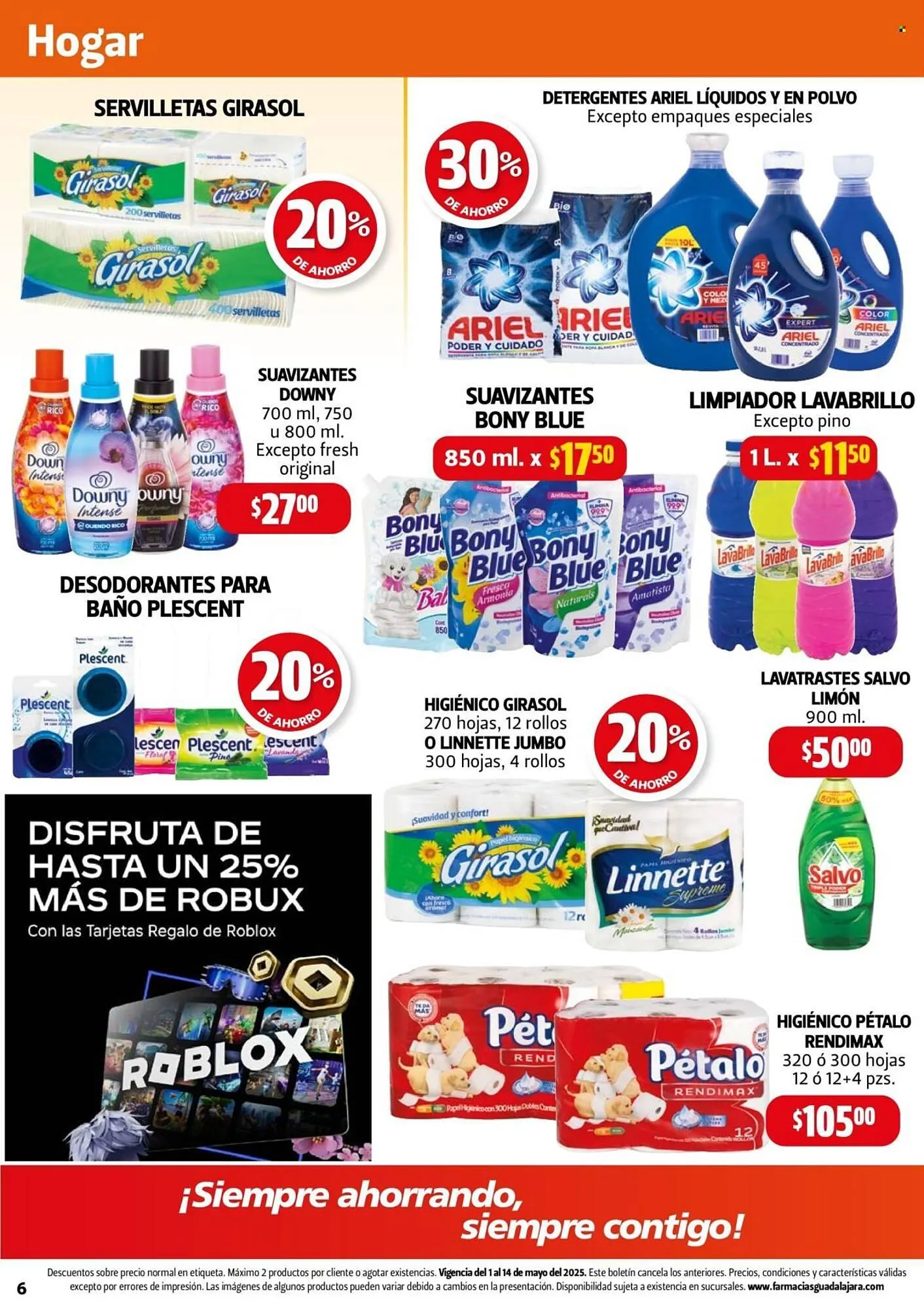 Catálogo de Catálogo Farmacias Guadalajara 1 de mayo al 14 de mayo 2025 - Pagina 6