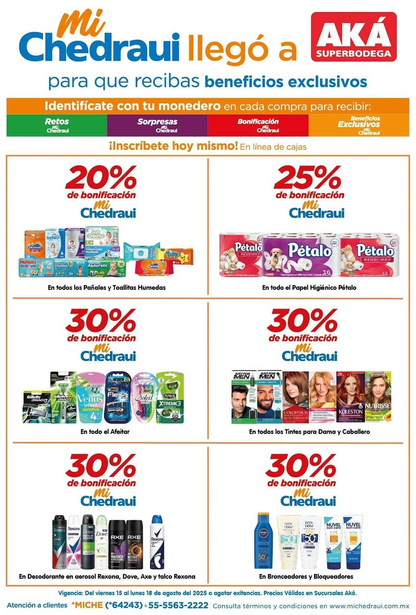 Catálogo de Catálogo AKÁ Superbodega 15 de agosto al 18 de agosto 2025 - Pagina 1