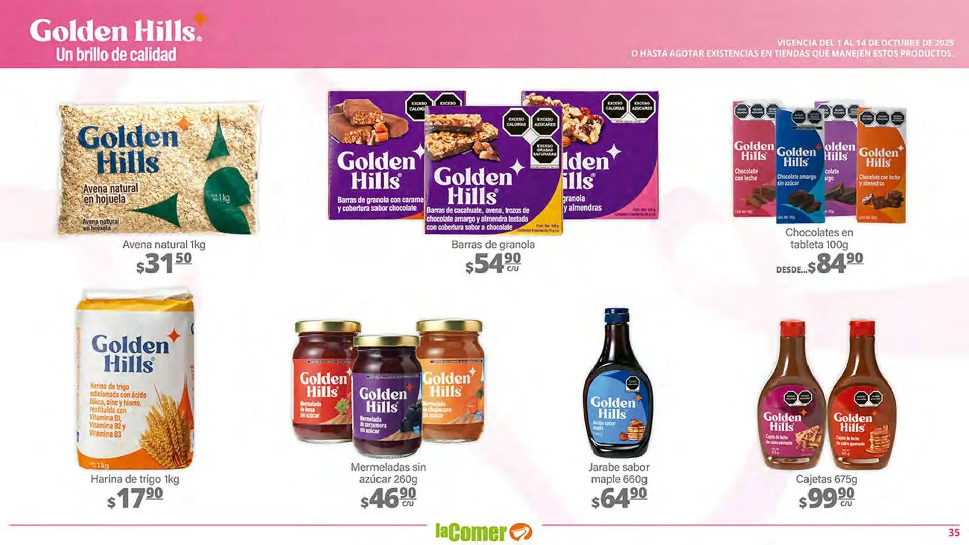 Catálogo de Folleto La Comer 1 de octubre al 14 de octubre 2025 - Pagina 35