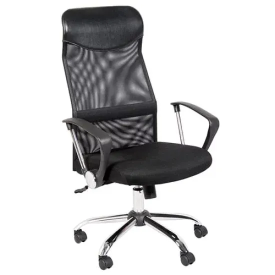Silla gerencial c/descansa brazo QZY-2501 turin negro