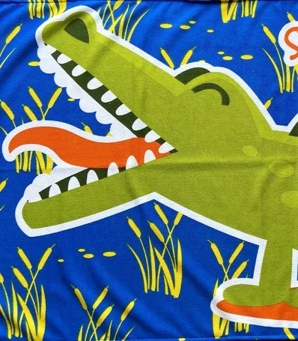 Toalla Cocodrilo Feliz
