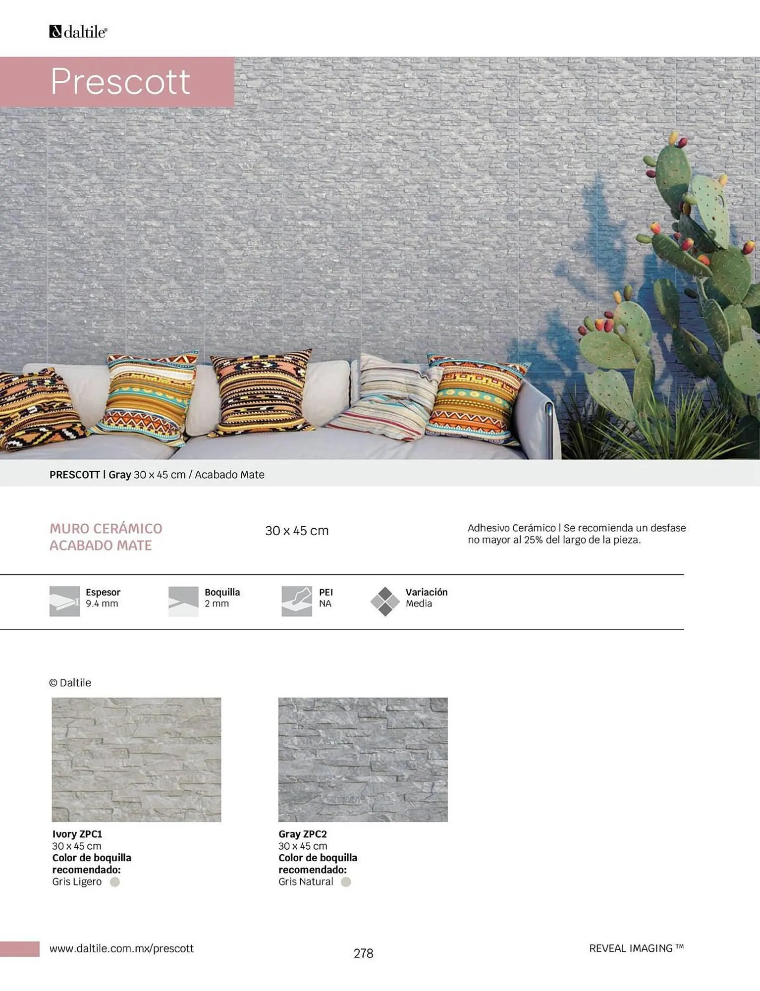 Catálogo de Catálogo Daltile 1 de enero al 31 de diciembre 2024 - Pagina 278