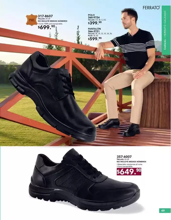 Catálogo de ANDREA | CALZADO CABALLERO 26 de enero al 24 de mayo 2025 - Pagina 49