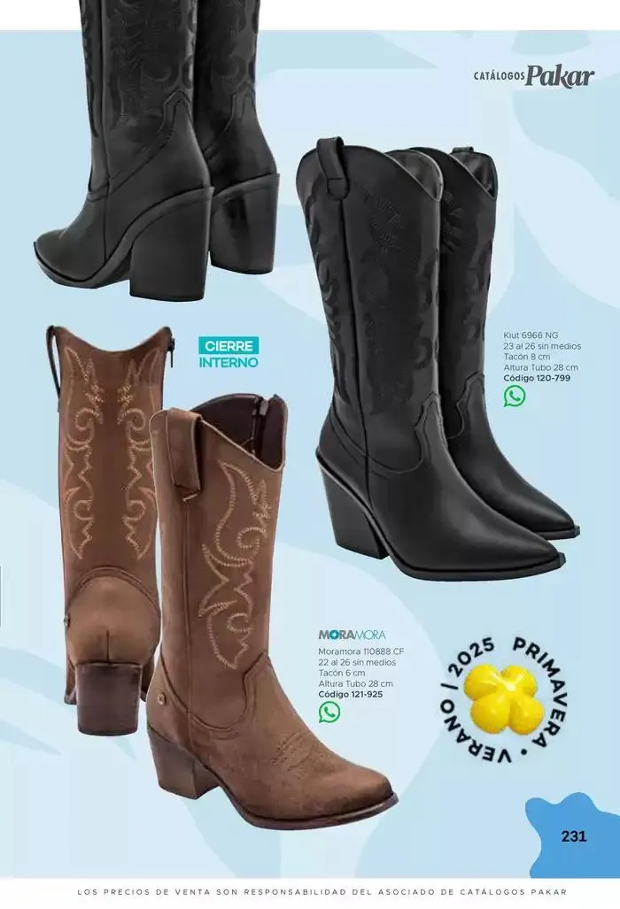 Catálogo de Pakar Mujer 31 de enero al 31 de agosto 2025 - Pagina 231