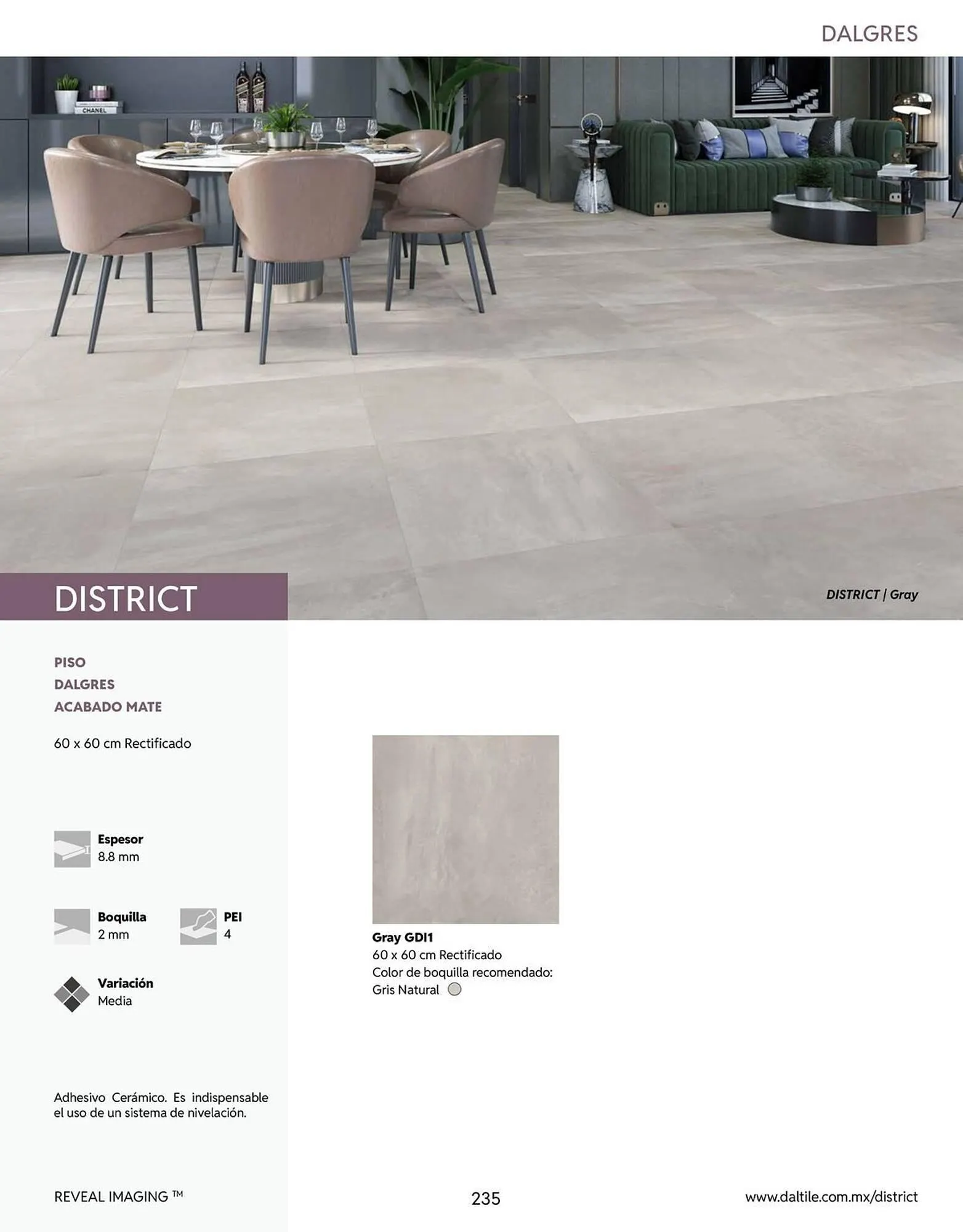 Catálogo de Catálogo Daltile 13 de enero al 31 de diciembre 2026 - Pagina 235