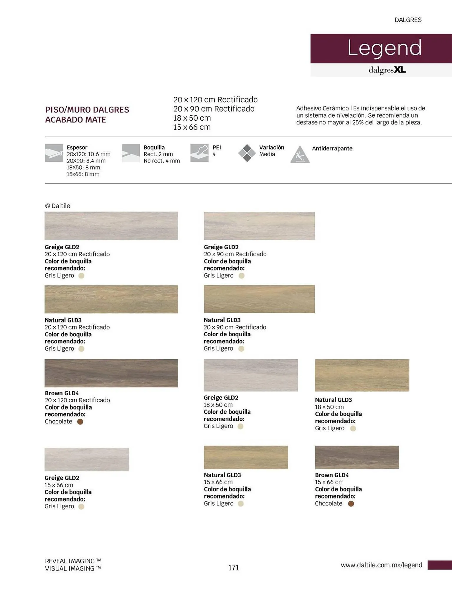 Catálogo de Catálogo Daltile 1 de enero al 31 de diciembre 2024 - Pagina 171