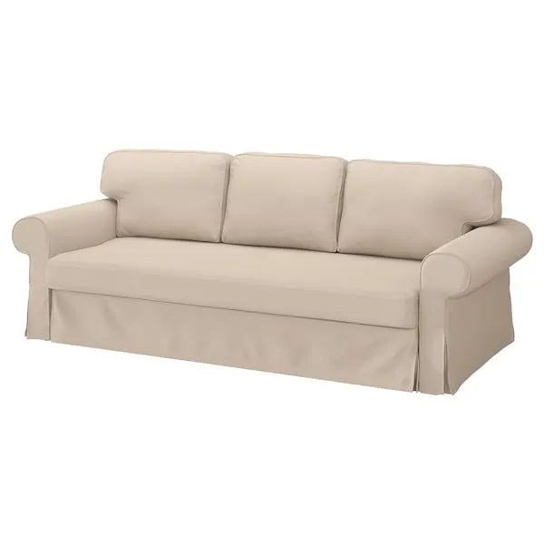 Sofá-cama 3 asientos, Hallarp beige