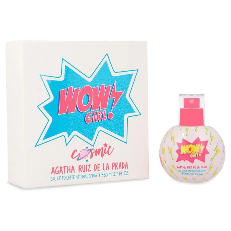 Set Dama Agatha Wow Girl 2Pzs 80Ml Edt Spray + Wow Girl 30Ml Edt Spray