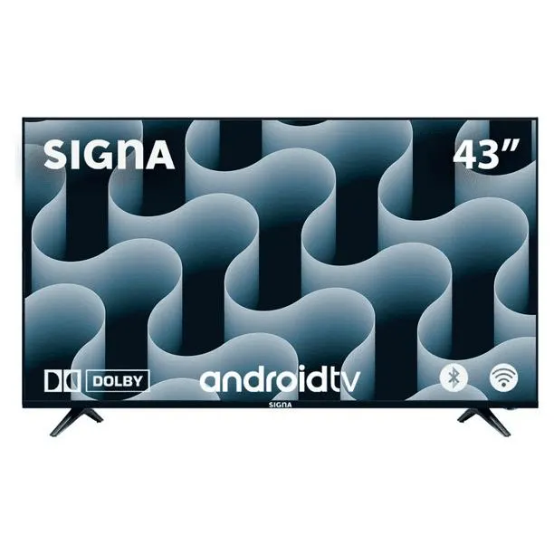 Smart Tv Pantalla 43 Pulgadas Signa Android Tv Led Hd Bluetooth Dolby Audio
