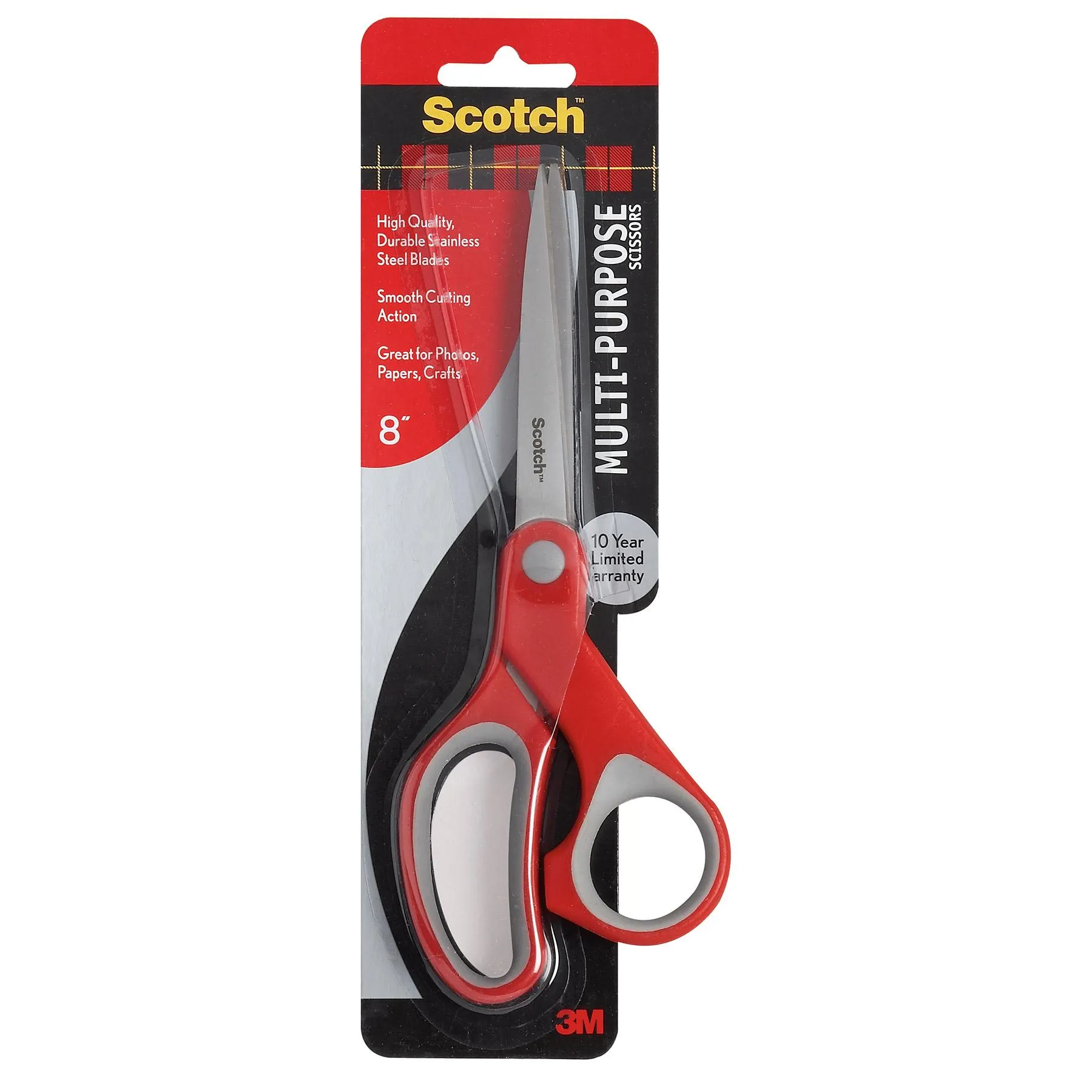 Tijera Multiusos Scotch 8" Mango Plástico