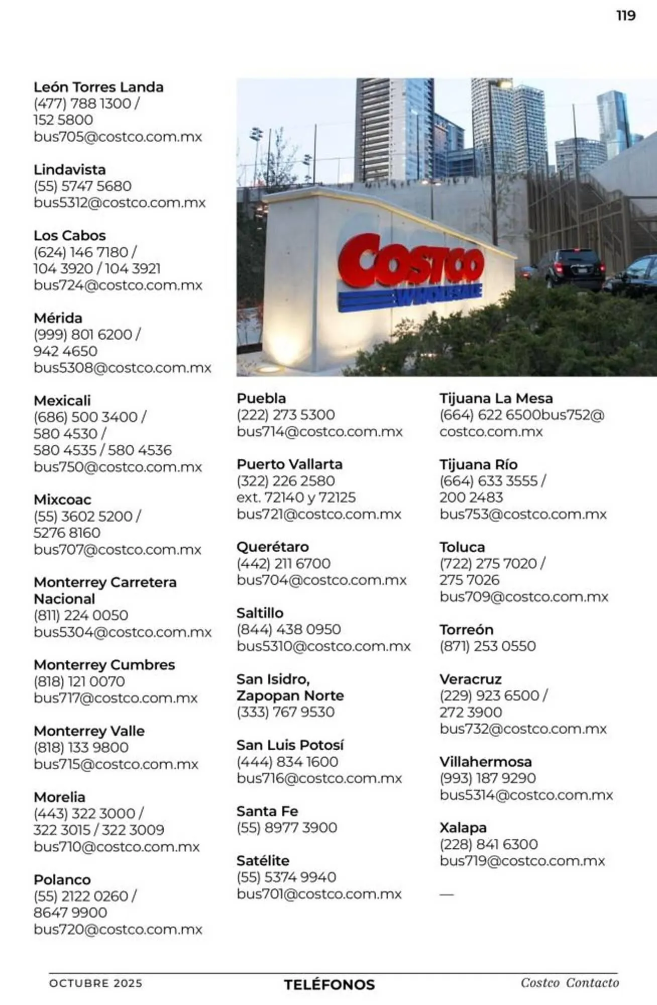 Catálogo de Catálogo Costco 8 de octubre al 31 de octubre 2025 - Pagina 119