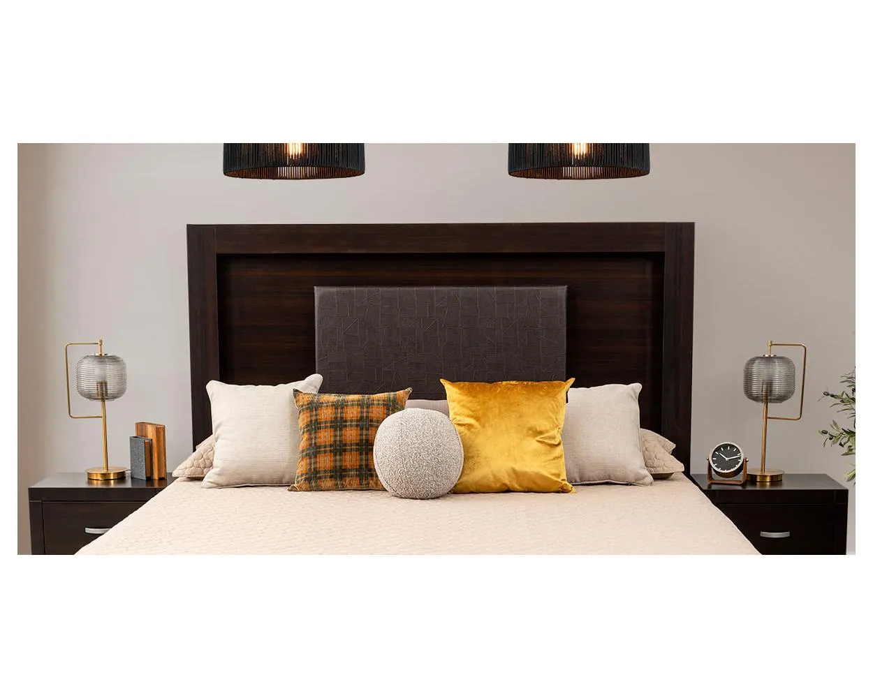 Cabecera King Size Egipto Café