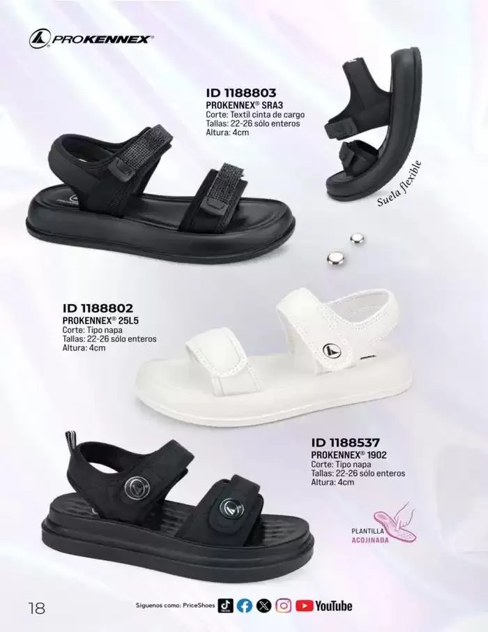 Catálogo de SANDALIAS | CONFORT | 2025 | 1E 11 de marzo al 31 de agosto 2025 - Pagina 18