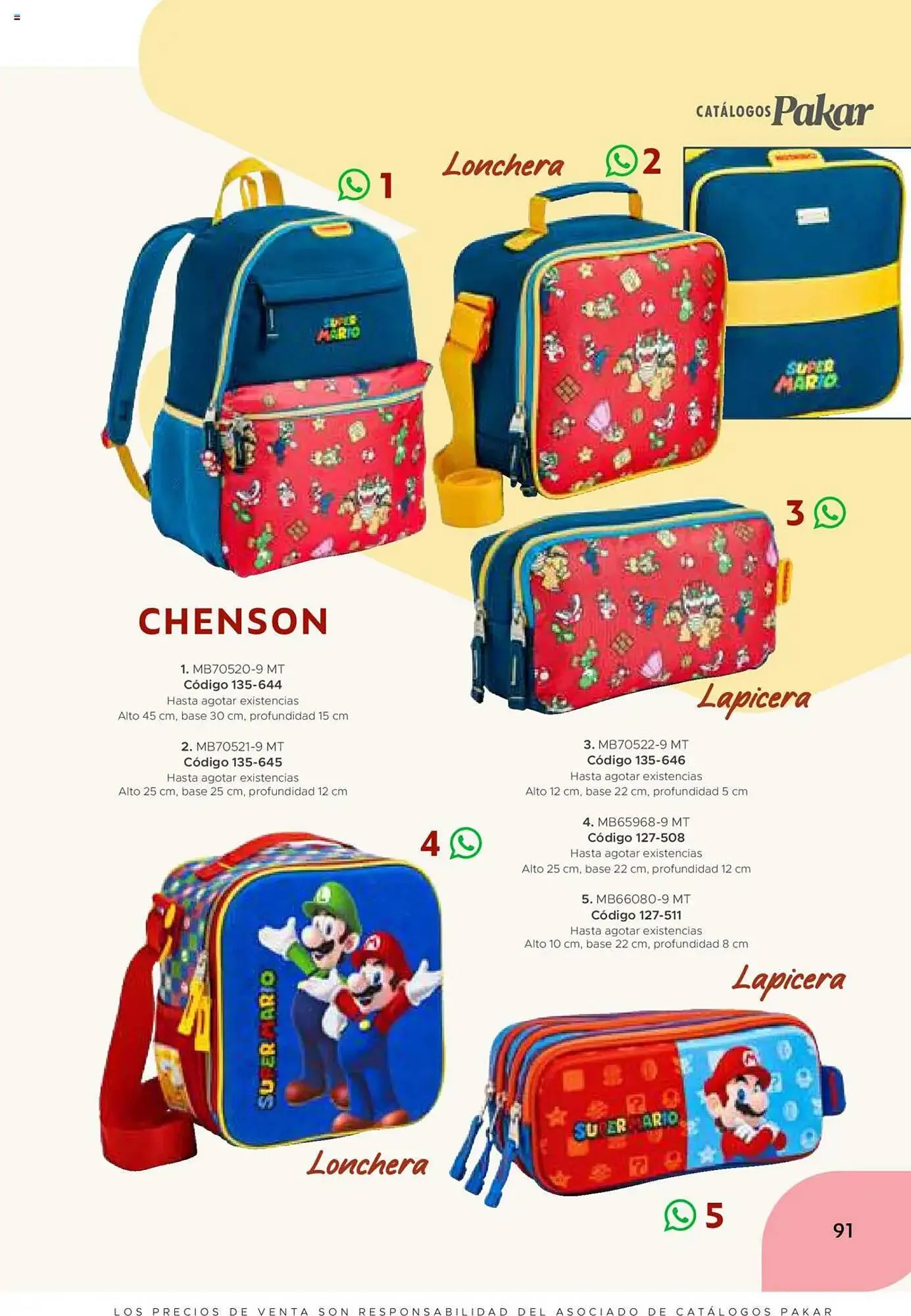 Catálogo de Catálogo SC Pakar 24 de julio al 1 de enero 2026 - Pagina 91