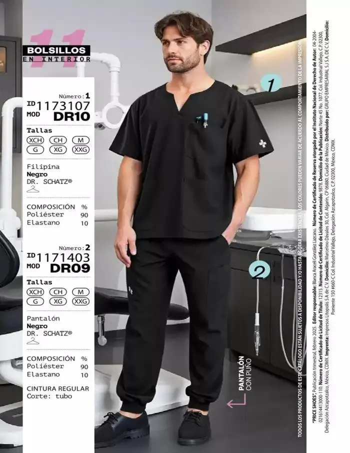 Catálogo de PIJAMAS QUIRURGICAS | ACO | 2025 | 1E 1 de marzo al 30 de septiembre 2025 - Pagina 8