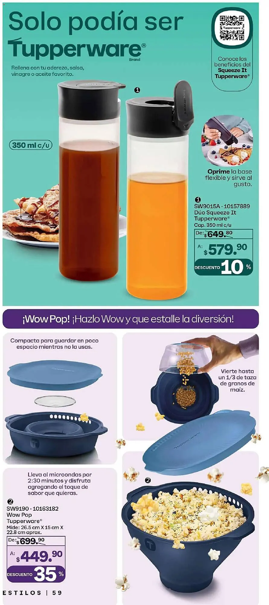 Catálogo de Catálogo Tupperware 26 de enero al 23 de febrero 2026 - Pagina 59
