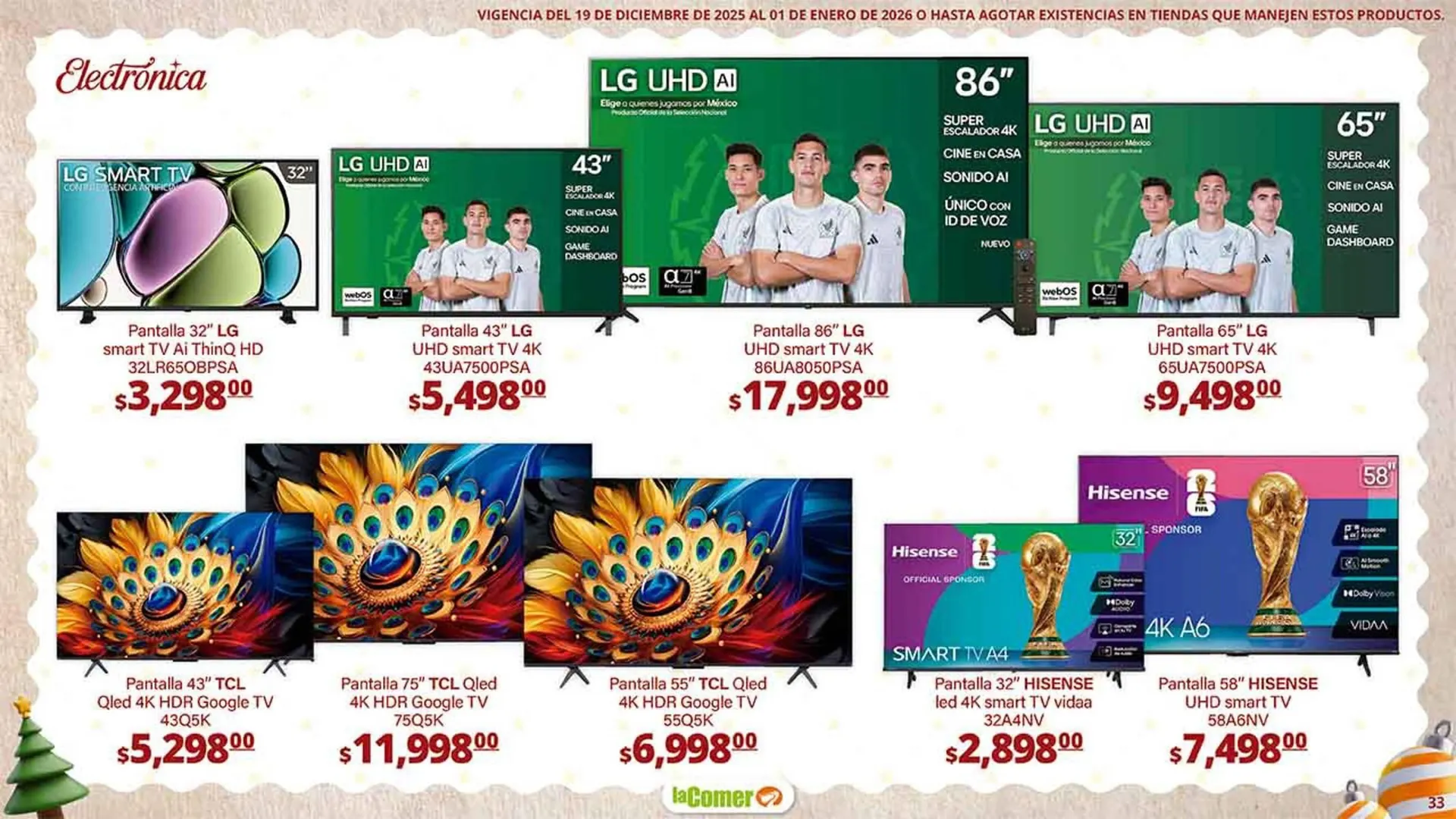 Catálogo de Folleto La Comer 19 de diciembre al 1 de enero 2026 - Pagina 33