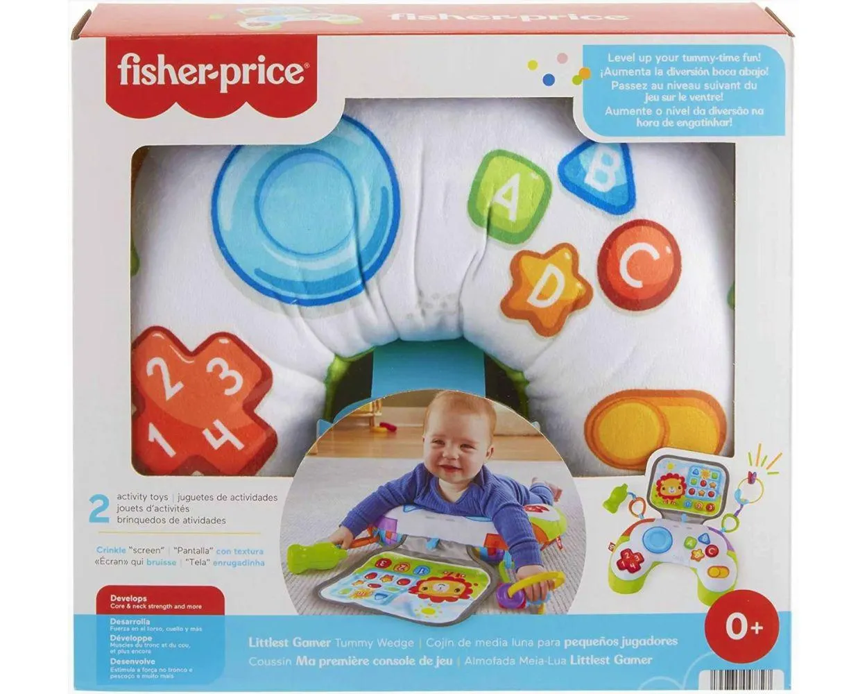 Fisher-Price Cojín de Media Luna de Videojuego