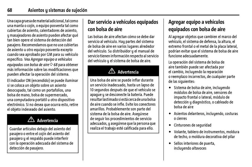 Catálogo de Chevrolet Corvette Stingray Manual del propietario 22 de enero al 31 de diciembre 2025 - Pagina 69