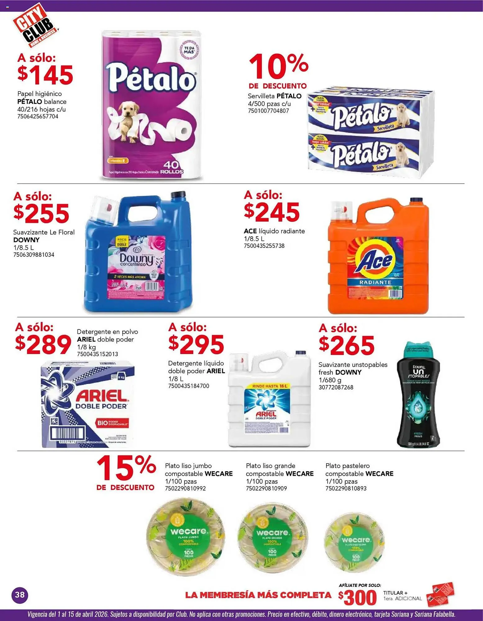 Catálogo de Catálogo City Club 1 de abril al 1 de mayo 2026 - Pagina 38