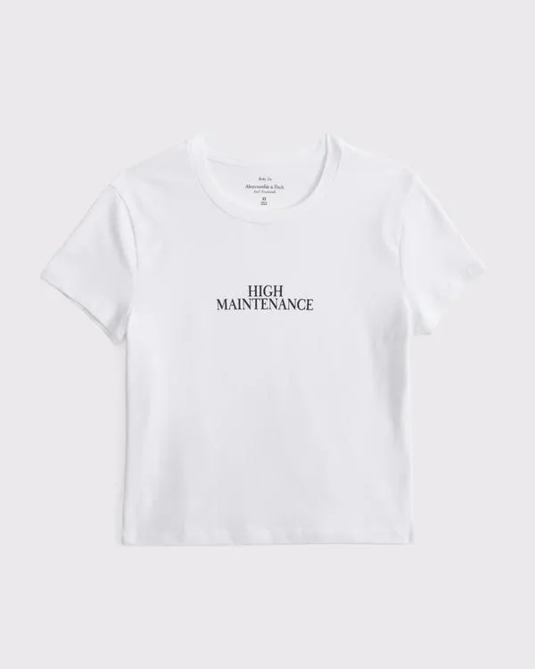 High Maintenance Graphic Baby Tee