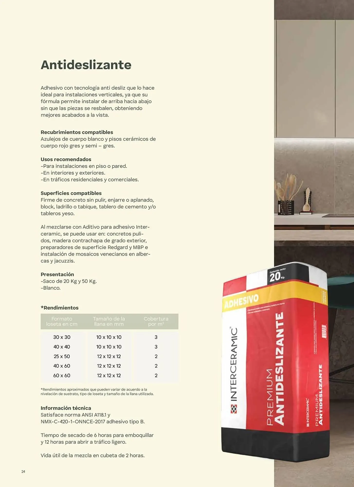 Catálogo de Catálogo Interceramic 3 de octubre al 3 de octubre 2026 - Pagina 24