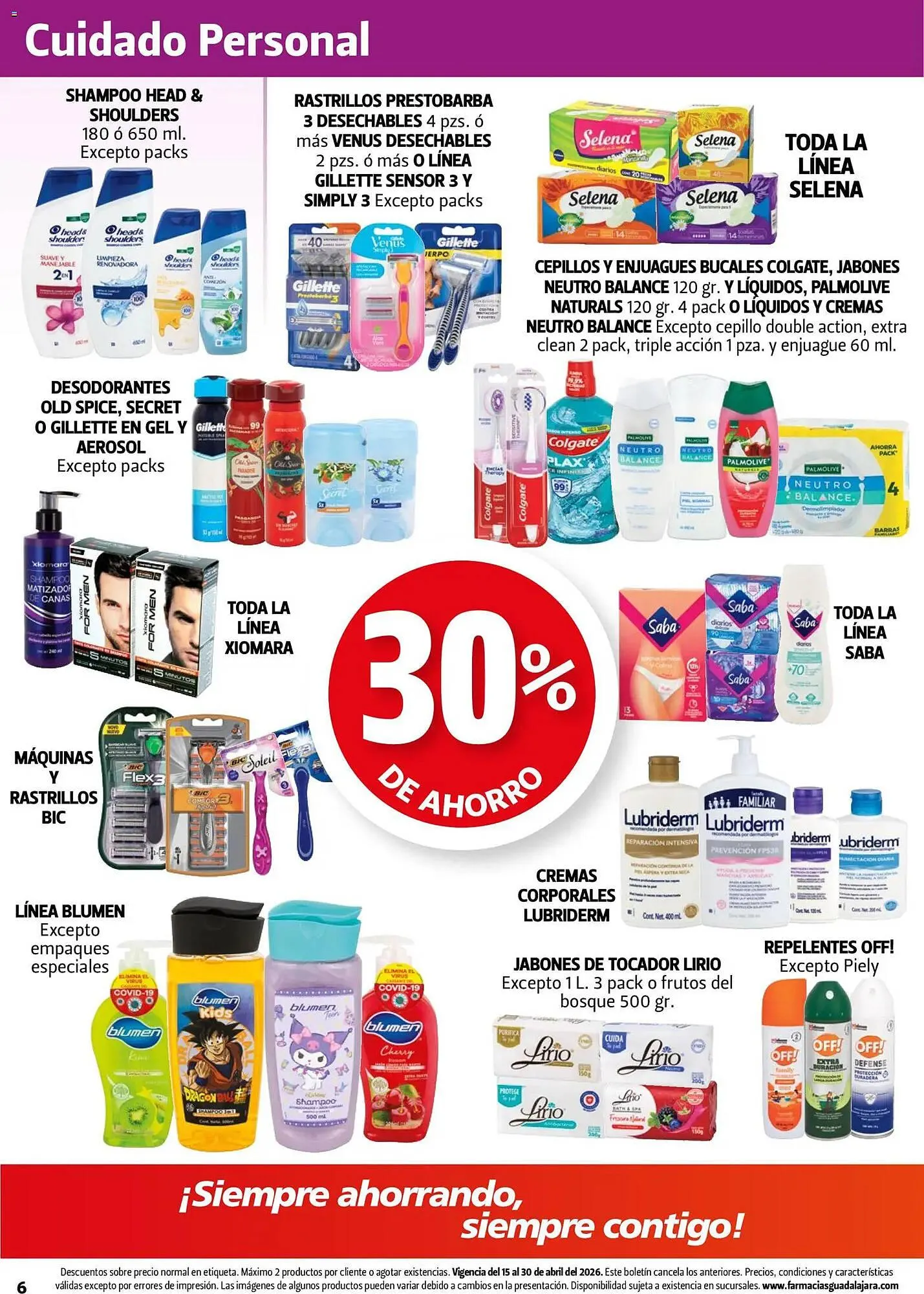 Catálogo de Folleto Farmacias Guadalajara 15 de abril al 1 de mayo 2026 - Pagina 6