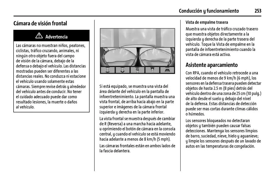 Catálogo de Chevrolet Corvette Stingray Manual del propietario 22 de enero al 31 de diciembre 2025 - Pagina 254