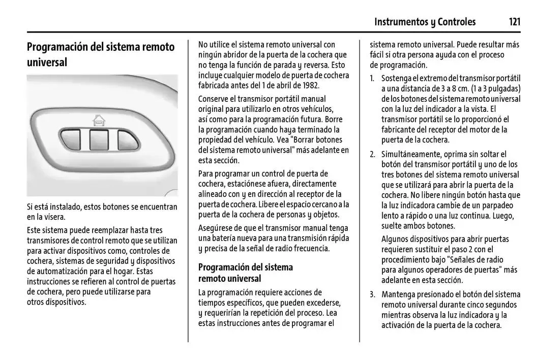 Catálogo de Chevrolet Corvette Stingray Manual del propietario 22 de enero al 31 de diciembre 2025 - Pagina 122