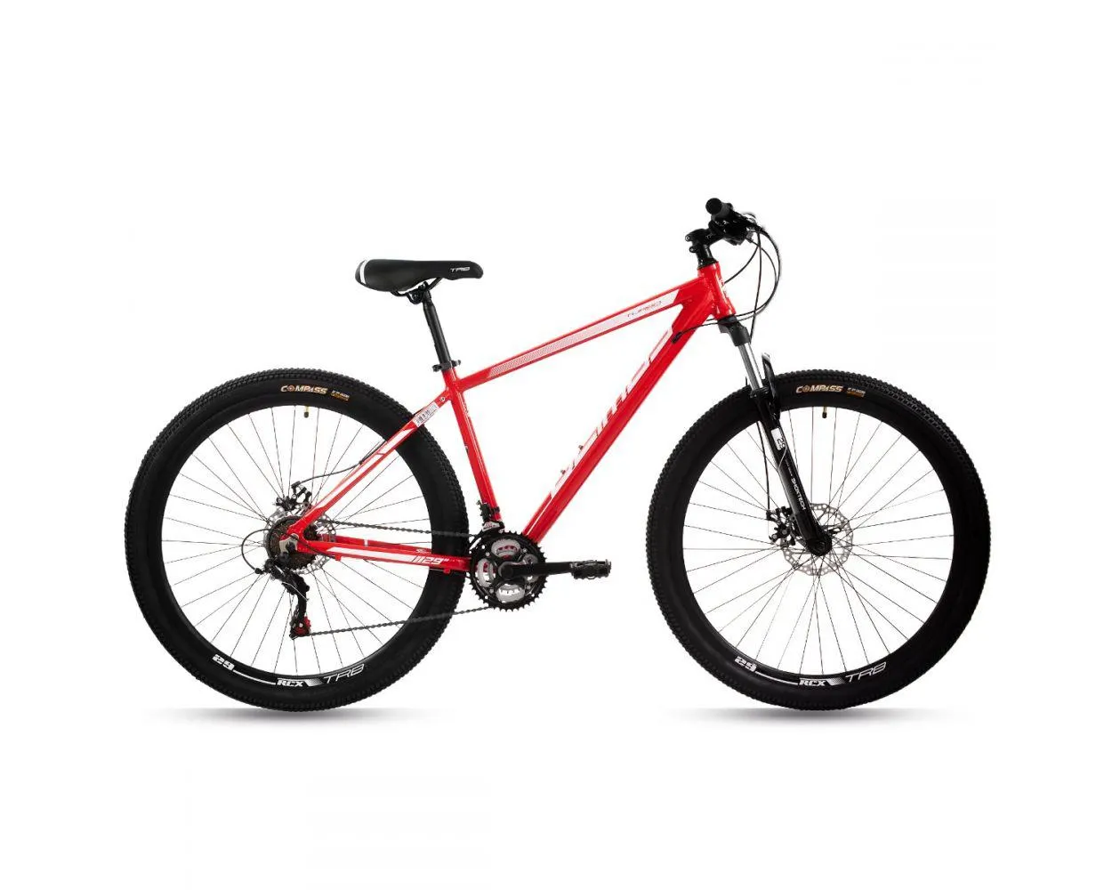 Bicicleta R 29 MTB Deimos de aluminio roja Turbo