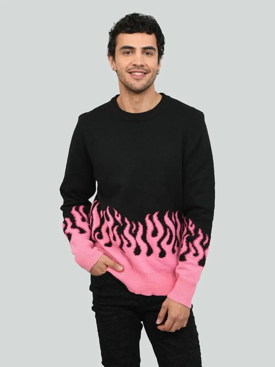 Sueter Manga Larga Estampada