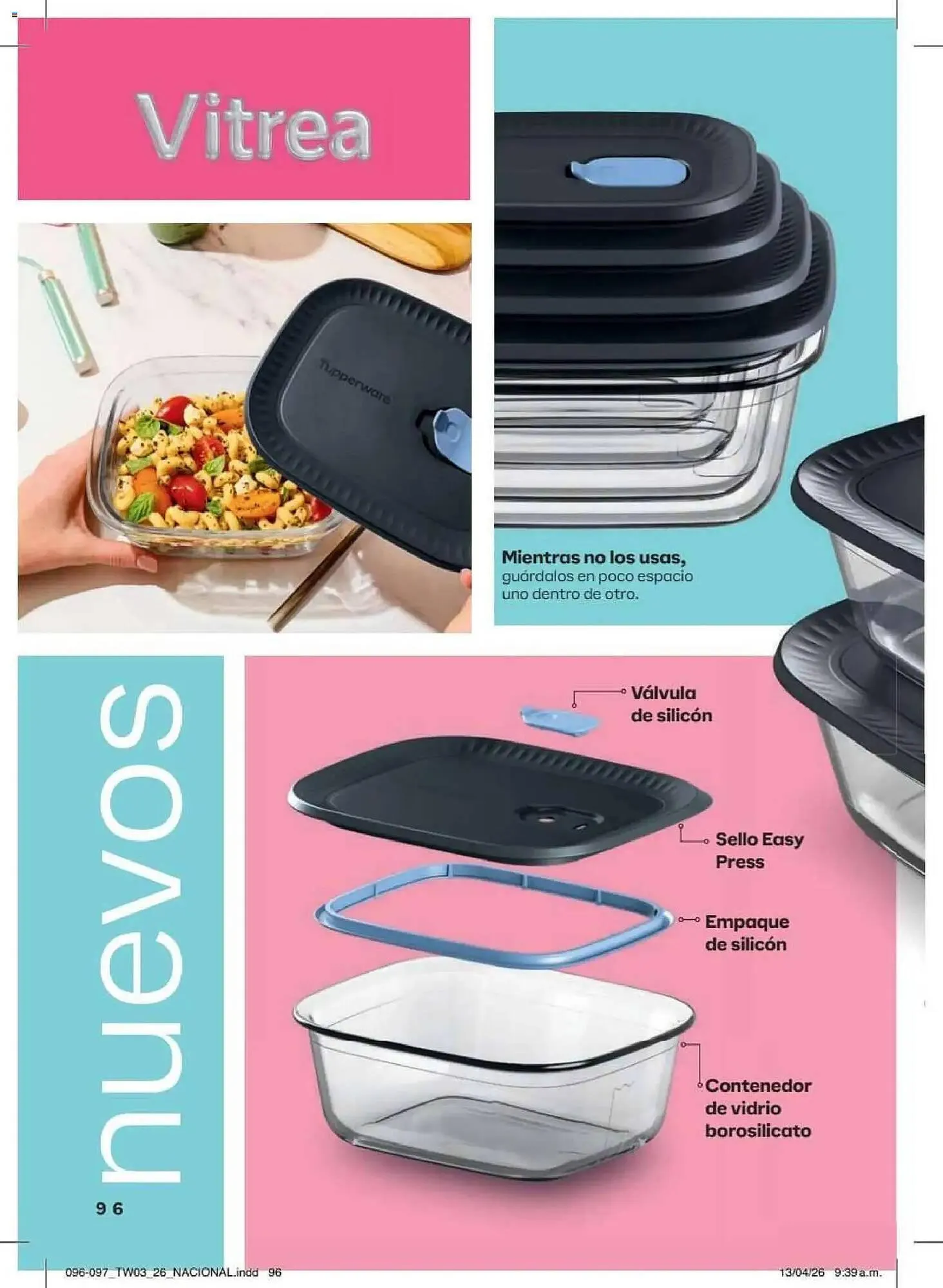Catálogo de Catálogo Tupperware 18 de mayo al 14 de junio 2026 - Pagina 96