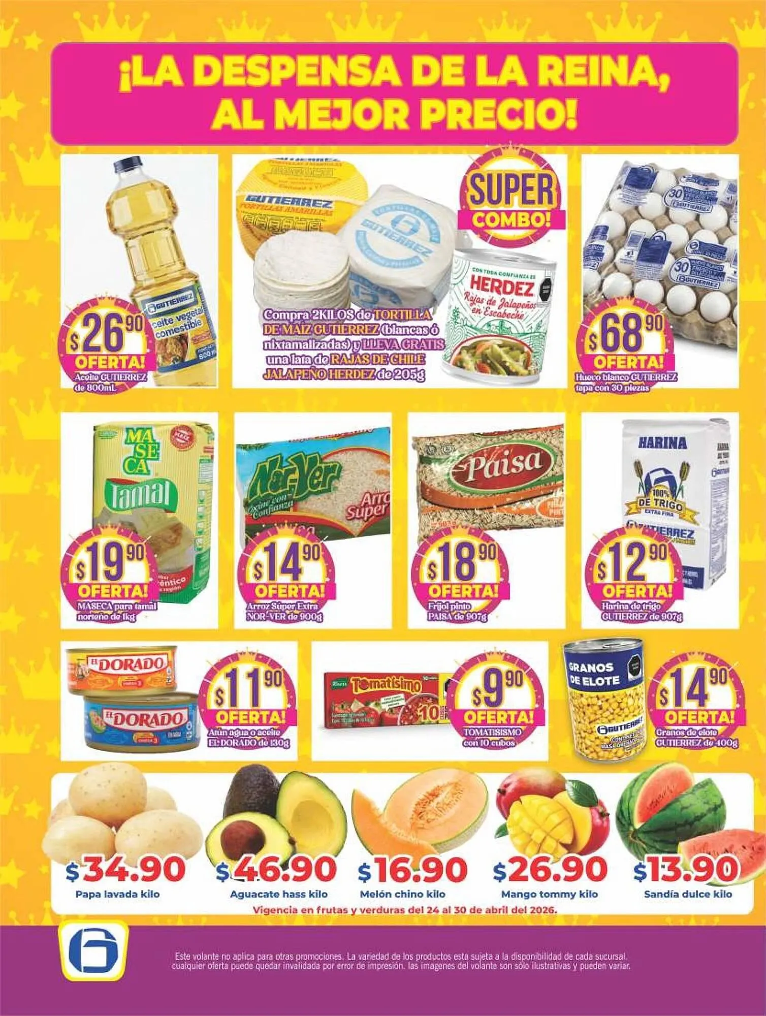 Catálogo de Folleto Super Gutiérrez 24 de abril al 30 de abril 2026 - Pagina 3