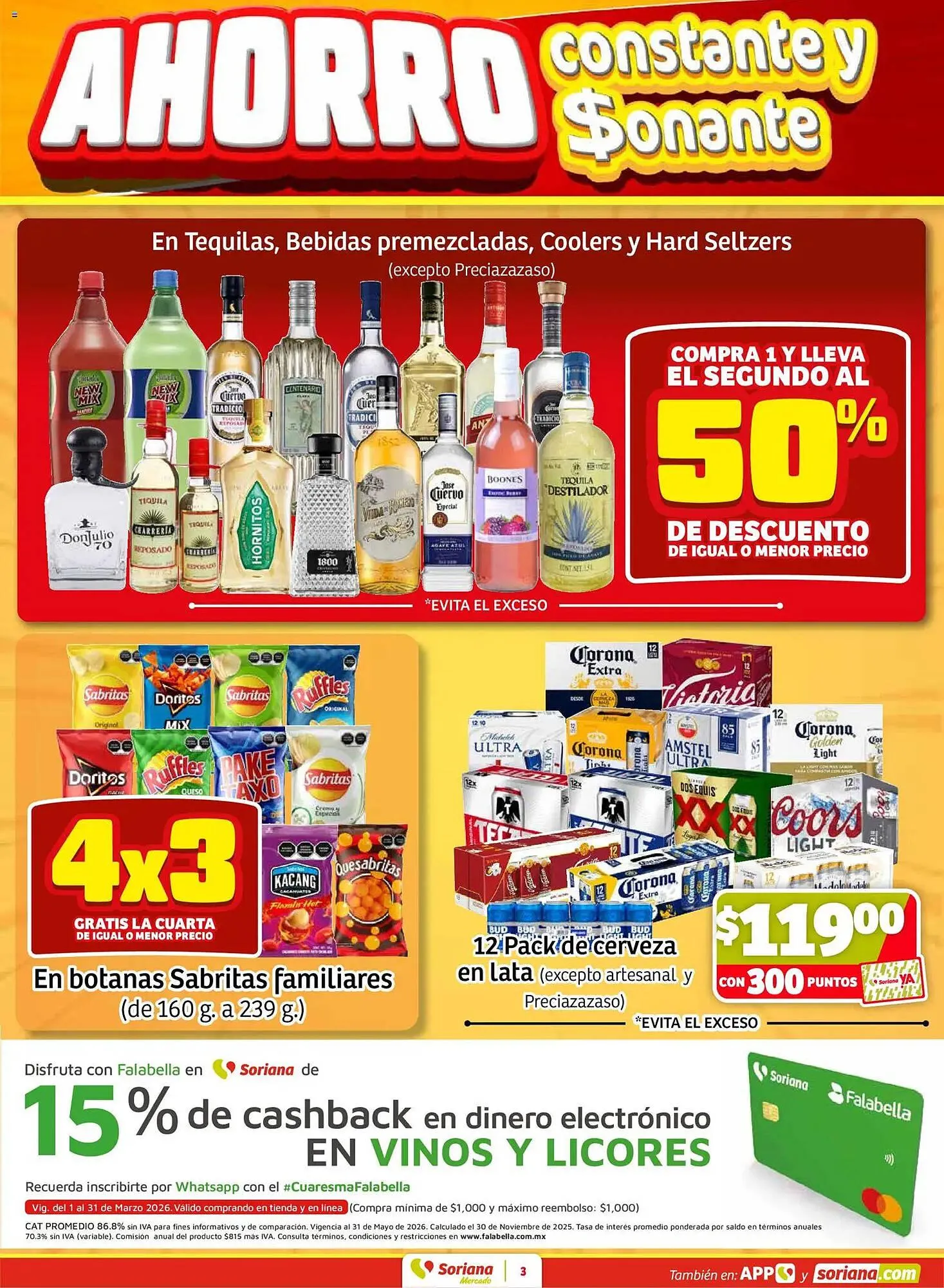 Catálogo de Folleto Soriana Mercado 12 de marzo al 16 de marzo 2026 - Pagina 3