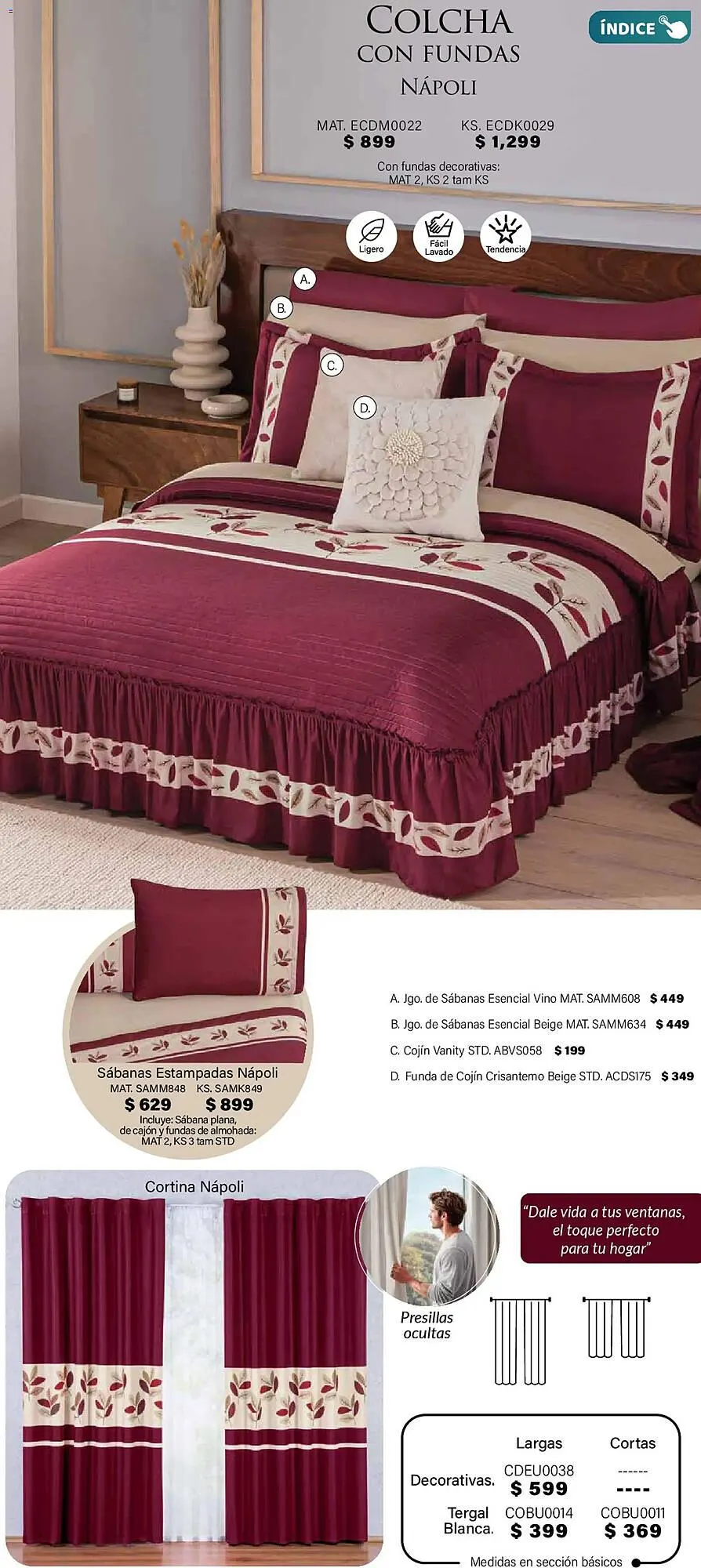 Catálogo de Catálogo Colchas Concord 1 de noviembre al 1 de febrero 2026 - Pagina 71