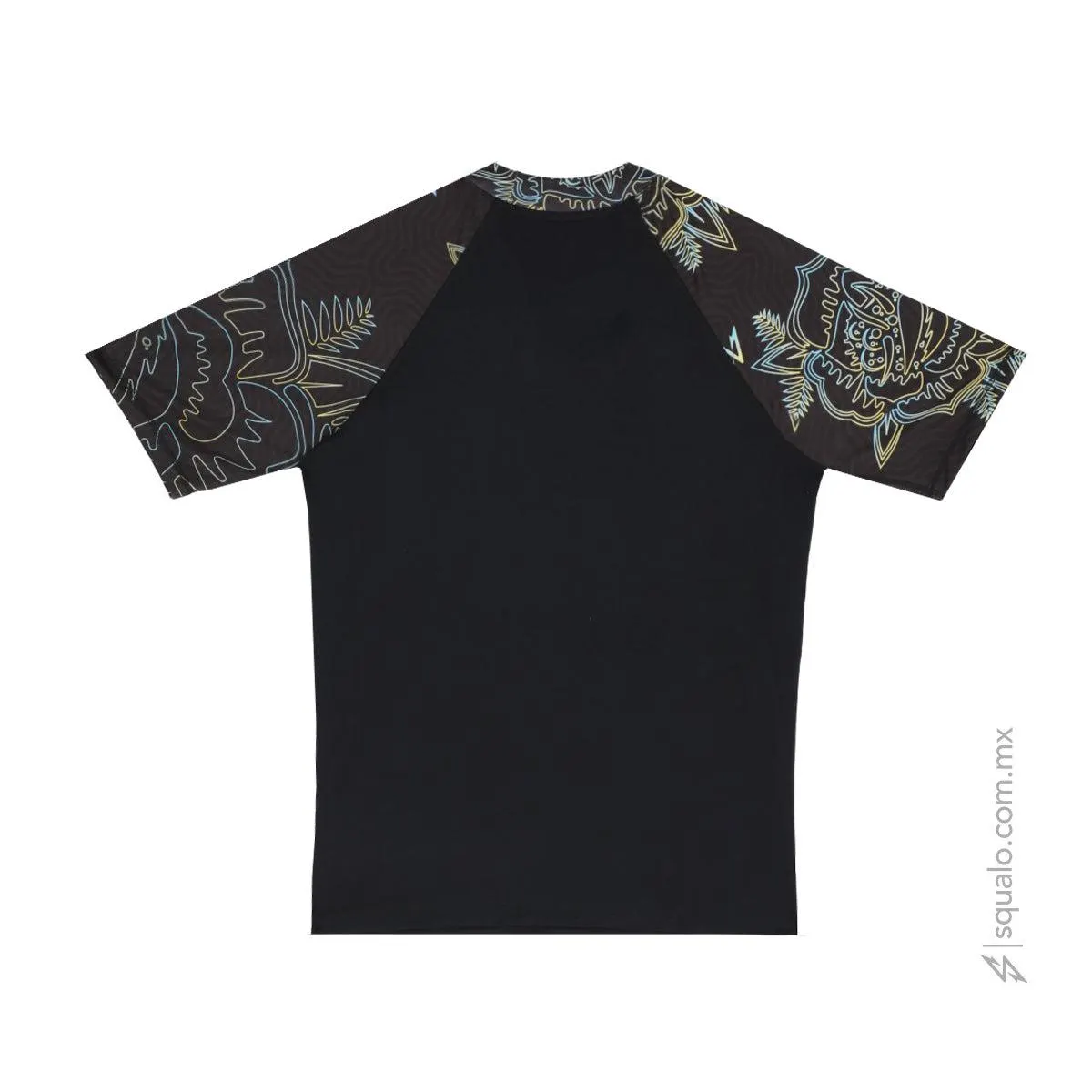 Rashguard Slim Fit Fullness I Multicolor Negro