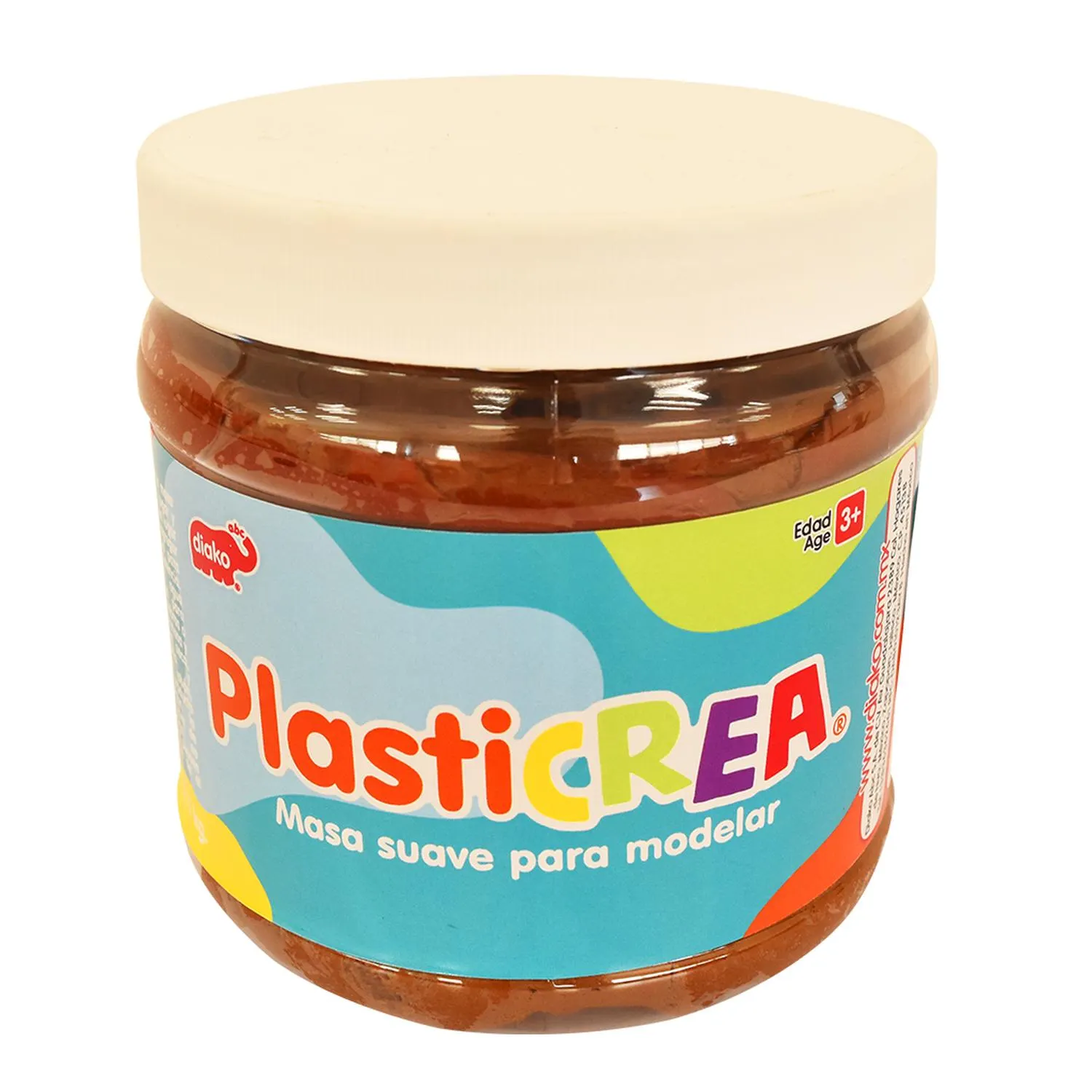 Plasticrea Cafe Masa Suave Para Modelar 1 Kg