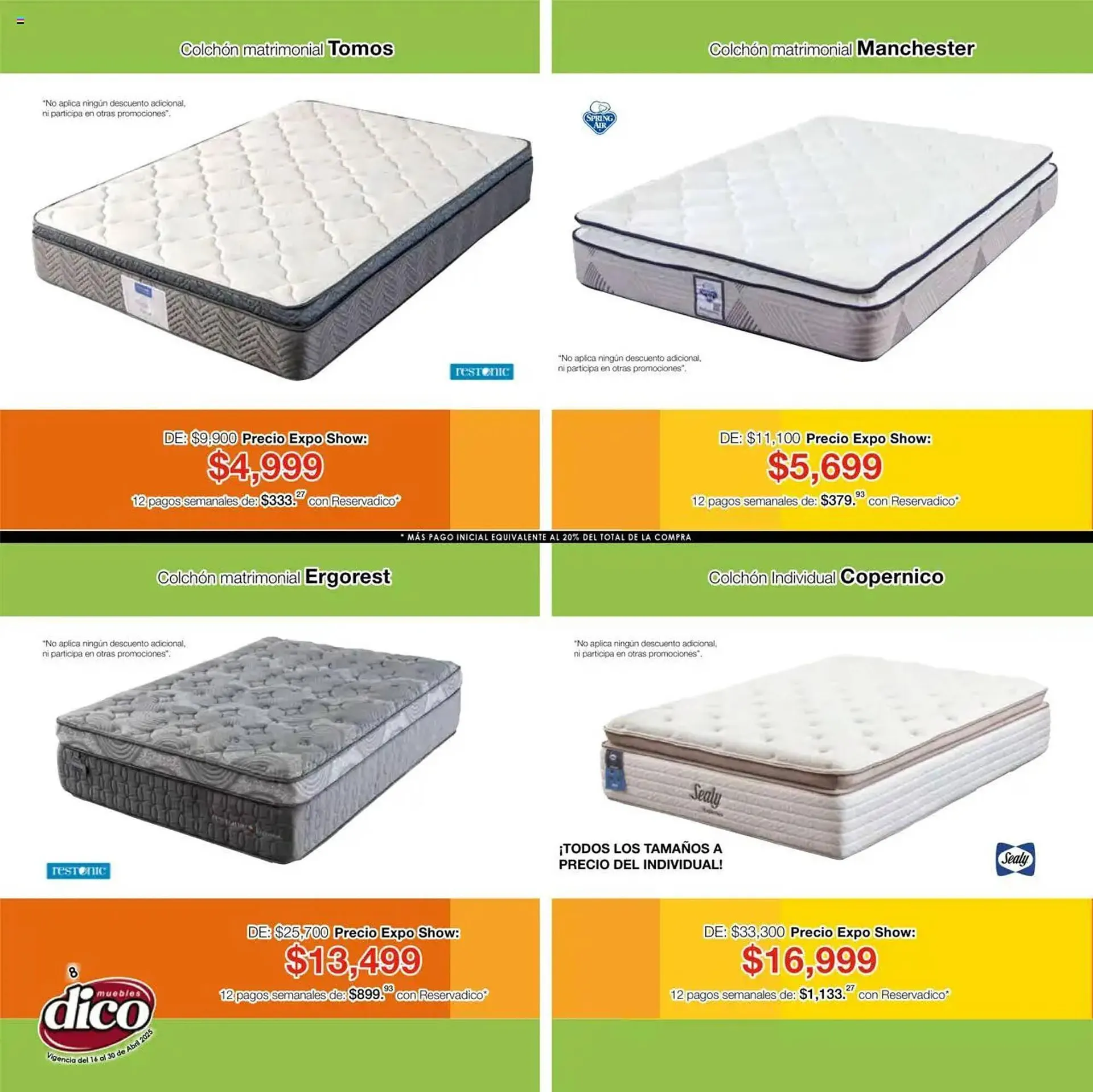 Catálogo de Catálogo Muebles Dico 16 de abril al 30 de abril 2025 - Pagina 8