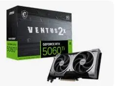 Tarjeta de Video MSI NVIDIA GeForce RTX 5060 Ti VENTUS 2X OC PLUS, 16GB 128-bit GDDR7, PCI Express x8 5.0