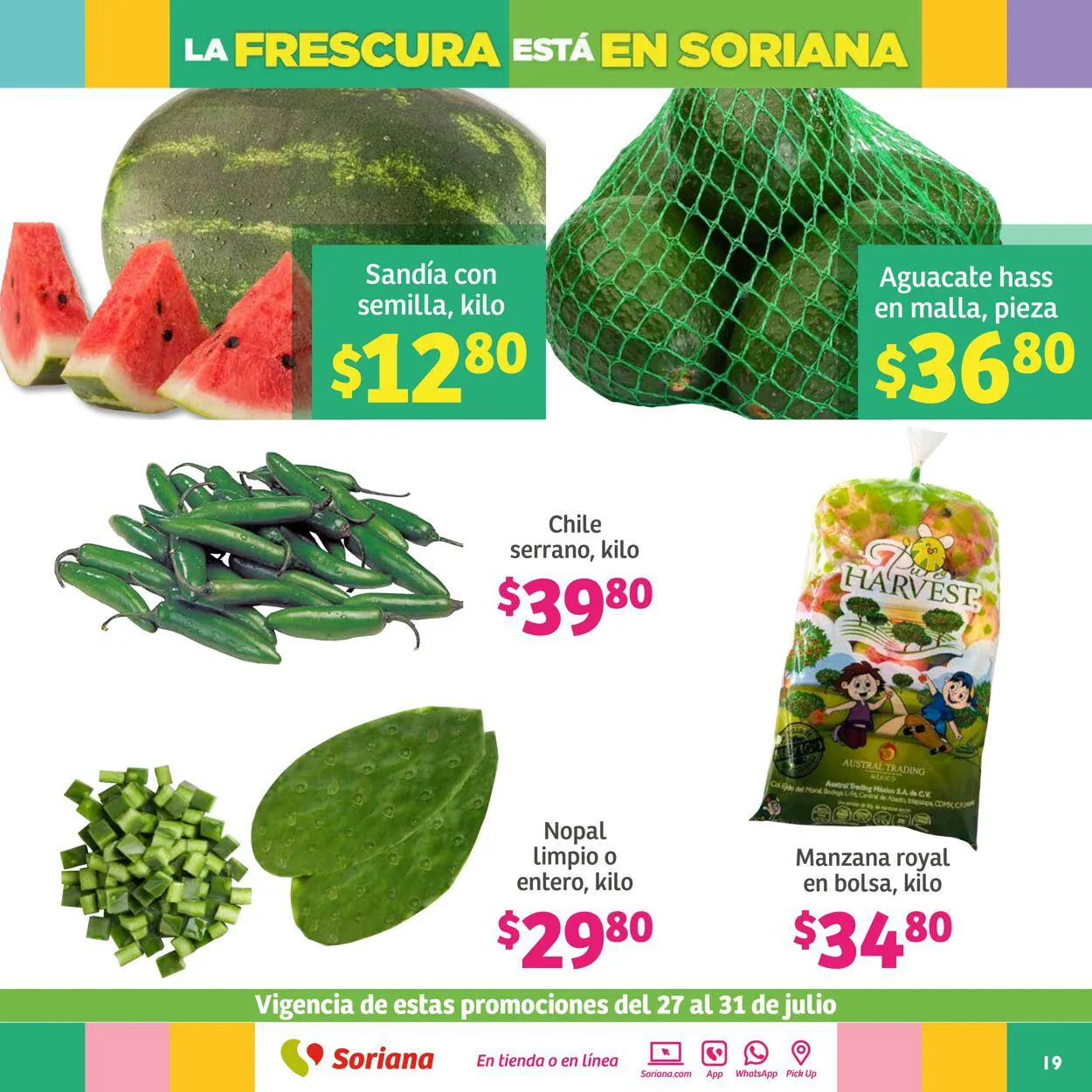 Catálogo de Soriana - Julio Regalado Súper Nacional Oferta actual 27 de julio al 3 de agosto 2023 - Pagina 19