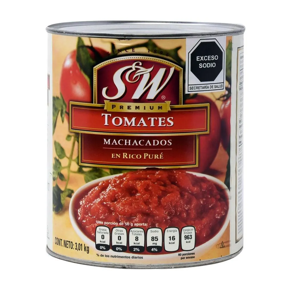 Tomate Machacado S&W 3 Kg