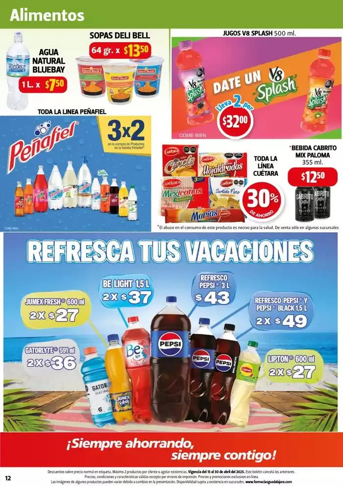 Catálogo de Boletín Farmacias Guadalajara 15 de abril al 1 de mayo 2025 - Pagina 12